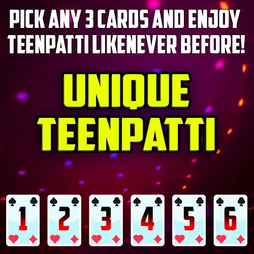 Unique Teenpatti Unique Teenpatti gaming page on Peachexch